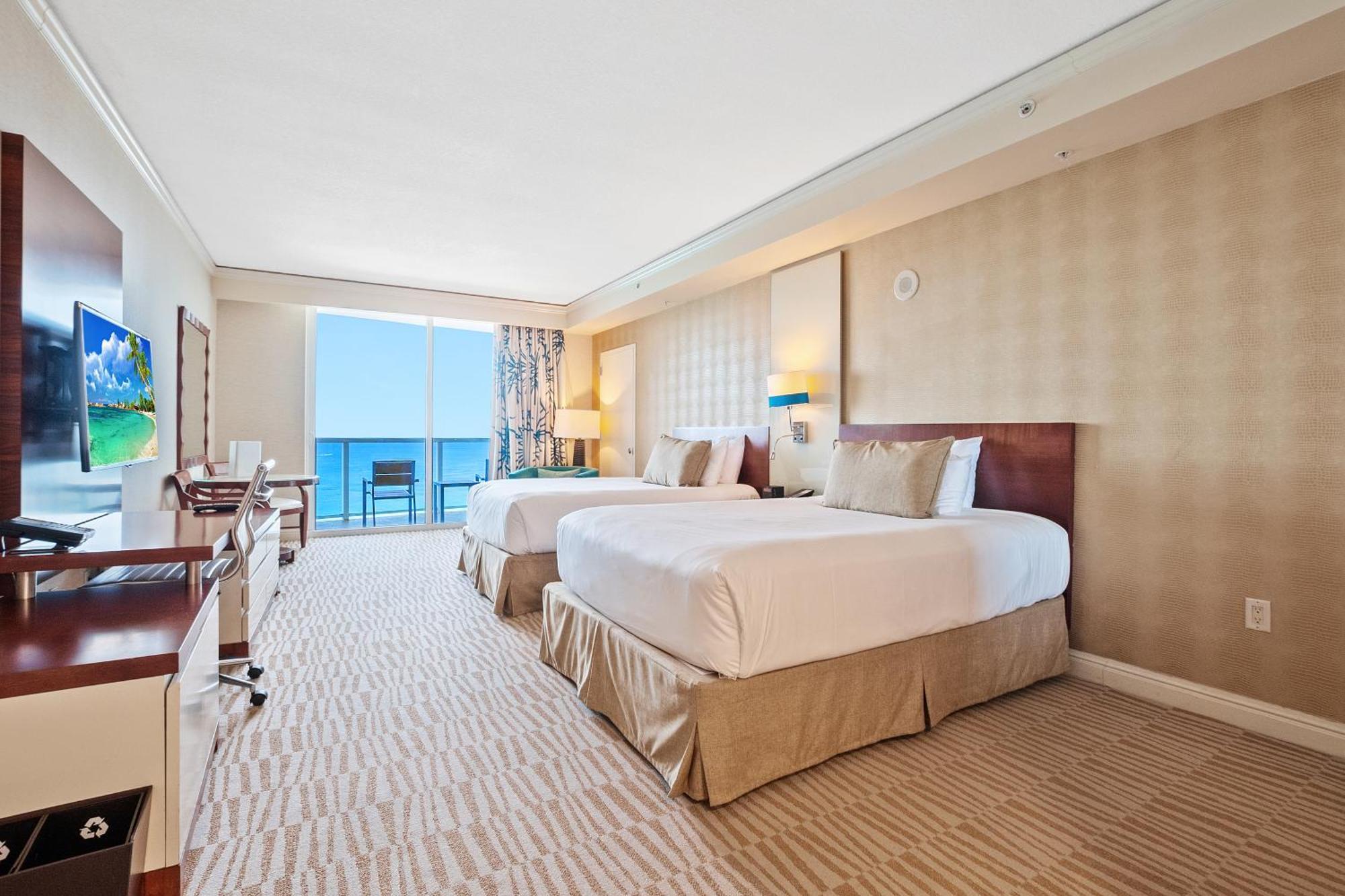 Trump International Deluxe 2 Queen Bed Ocean Front Sunny Isles Beach Esterno foto